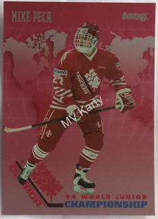 1993-94 Donruss - Canada World Junior Championship #CAN 18  Mike Peca