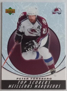 2005-06 Upper Deck McDonald's - Top Scorers #TS5 Peter Forsberg