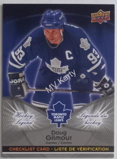 2009-10 Upper Deck McDonald's - Checklists #CL6 Doug Gilmour