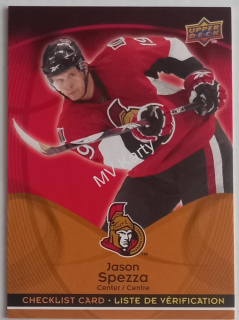 2009-10 Upper Deck McDonald's - Checklists #CL5 Jason Spezza