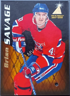 1995-96 Pinnacle Zenith - [Base] - Sample #20 Brian Savage