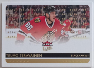 2014-15 Fleer Ultra - [Base] - Gold Medallion #28  Teuvo Teravainen