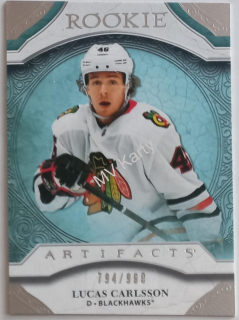 2020-21 Upper Deck Artifacts - [Base] #177  Rookies - Lucas Carlsson #/999