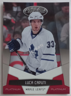 2010-11 Certified - [Base] - Platinum Red #138 Luca Caputi #/999