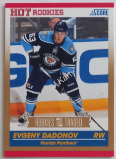 2010-11 Score Rookies & Traded - [Base] - Gold #596  Evgeni Dadonov