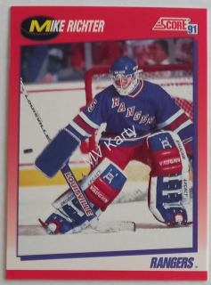 1991-92 Score Canadian - [Base] - Bilingual #120 Mike Richter