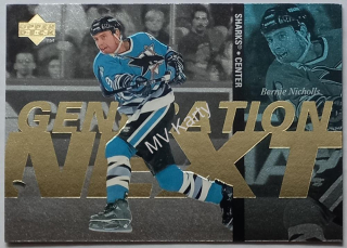 1996-97 Upper Deck - Generation Next #X31 Bernie Nicholls, Sergei Berezin