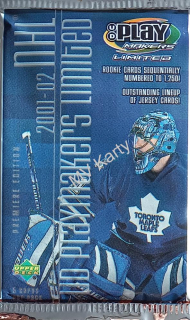 2001-02 Upper Deck Play Makers Hobby Balíček