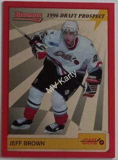 1995-96 Bowman - Draft Prospects #P5 Jeff Brown