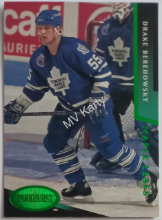 1993-94 Parkhurst - [Base] - Emerald Ice #199 Drake Berehowsky