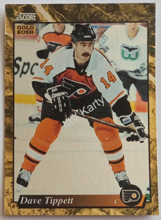 1993-94 Score - [Base] - American Gold Rush #584 Dave Tippett