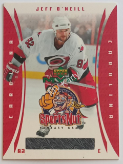2003-04 Upper Deck MVP - SportsNut Fantasy Game #SN18 Jeff O'Neill