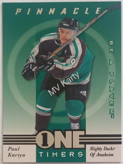 1997-98 Pinnacle Be A Player - One Timers #5 Paul Kariya