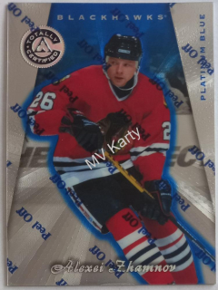 1997-98 Pinnacle Totally Certified - [Base] - Platinum Blue #101 Alexei Zhamnov #/3,099