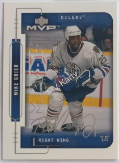 1999-00 Upper Deck MVP - [Base] - Silver Script #81 Mike Grier