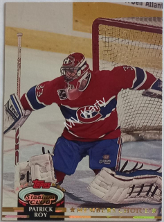 1992-93 Topps Stadium Club - [Base] #252 Patrick Roy