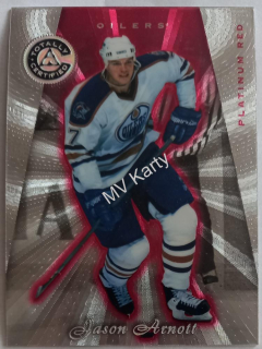 1997-98 Pinnacle Totally Certified - [Base] - Platinum Red #124 Jason Arnott #/6,199