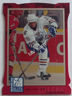 1997-98 Donruss Elite - [Base] - Die-Cut Aspirations #62 Mike Grier #/750