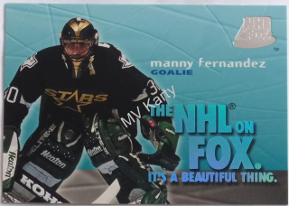1995-96 Skybox Impact - NHL on FOX #14 Manny Fernandez
