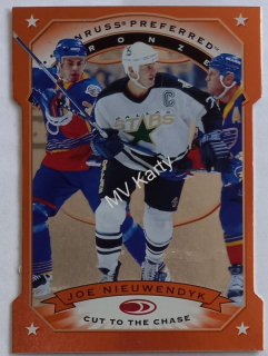 1997-98 Donruss Preferred - [Base] - Cut to the Chase #115 Bronze - Joe Nieuwendyk