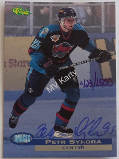 1995 Classic Images - Autographs #_PESY  Petr Sykora #/1,500