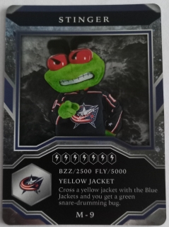 2021-22 Upper Deck MVP - Mascot Gaming Cards - Sparkle #M-9  Stinger