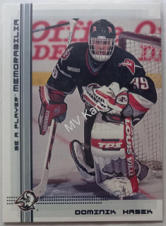 2000-01 In the Game Be A Player Memorabilia - [Base] #199 Dominik Hasek