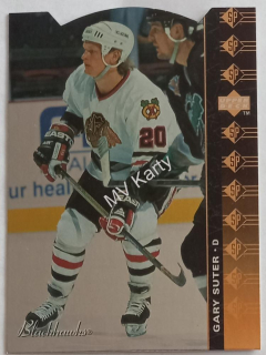 1994-95 Upper Deck - SP - Die-Cut #SP-107 Gary Suter