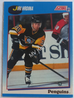 1991-92 Score Canadian - [Base] - Bilingual #418 Jiri Hrdina