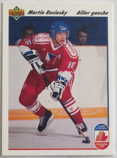 1991-92 Upper Deck - [Base] - French #19  Canada Cup - Martin Rucinsky