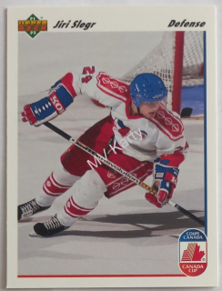 1991-92 Upper Deck - [Base] #18  Canada Cup - Jiri Slegr