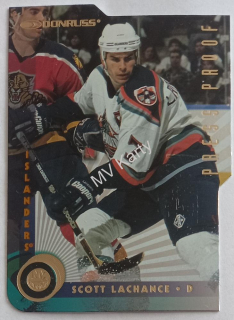 1997-98 Donruss - [Base] - Gold Die-Cut Press Proof #142 Scott Lachance #/500