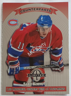 1997-98 Donruss Limited - [Base] #9 Counterparts - Saku Koivu, Mats Sundin