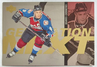 1996-97 Upper Deck - Generation Next #X3 Rob Niedermayer, Joe Sakic