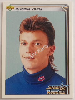 1992-93 Upper Deck - [Base] #417  Star Rookies - Vladimir Vujtek