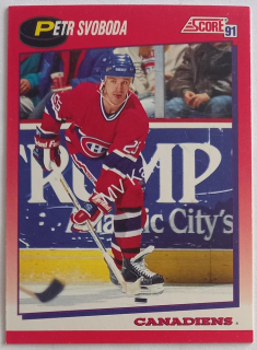 1991-92 Score Canadian - [Base] #95 Petr Svoboda