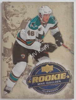 2008-09 Upper Deck Artifacts - [Base] - Gold #213  Rookies - Mike Iggulden #/75
