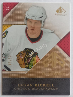 2007-08 SP Game Used Edition - [Base] - Gold #171  Authentic Rookies - Bryan Bickell #/50