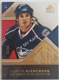 2007-08 SP Game Used Edition - [Base] - Gold #166  Authentic Rookies - Curtis Glencross #/50