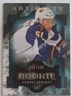 2011-12 Upper Deck Artifacts - [Base] #199  Rookie - Andrei Zubarev #/999