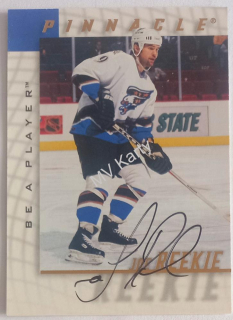 1997-98 Pinnacle Be A Player - [Base] - Autographs #136 Joe Reekie