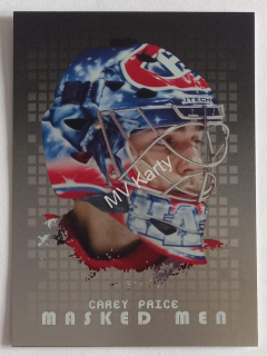 2008-09 In the Game Between the Pipes - Masked Men - Silver #MM-03 Carey Price