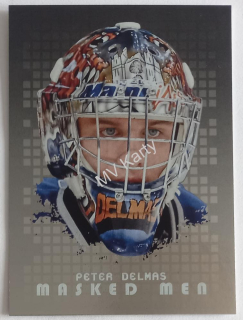 2008-09 In the Game Between the Pipes - Masked Men - Silver #MM-16  Peter Delmas