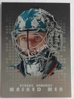2008-09 In the Game Between the Pipes - Masked Men - Silver #MM-18 Evgeni Nabokov