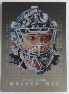 2008-09 In the Game Between the Pipes - Masked Men - Silver #MM-23  Steve Mason