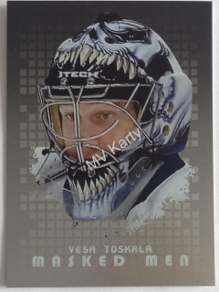 2008-09 In the Game Between the Pipes - Masked Men - Silver #MM-24 Vesa Toskala