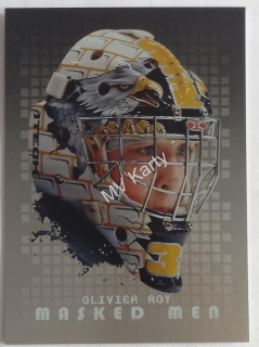 2008-09 In the Game Between the Pipes - Masked Men - Silver #MM-29 Olivier Roy