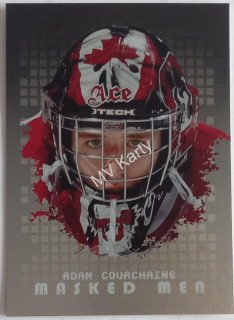 2008-09 In the Game Between the Pipes - Masked Men - Silver #MM-37 Adam Courchaine
