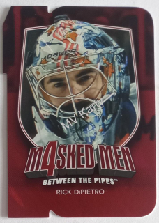 2011-12 In the Game Between the Pipes - Masked Men 4 - Ruby Die-Cut #MM-14 Rick DiPietro