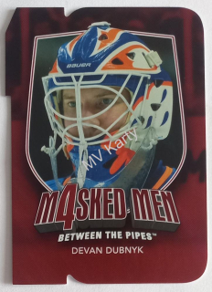 2011-12 In the Game Between the Pipes - Masked Men 4 - Ruby Die-Cut #MM-15 Devan Dubnyk